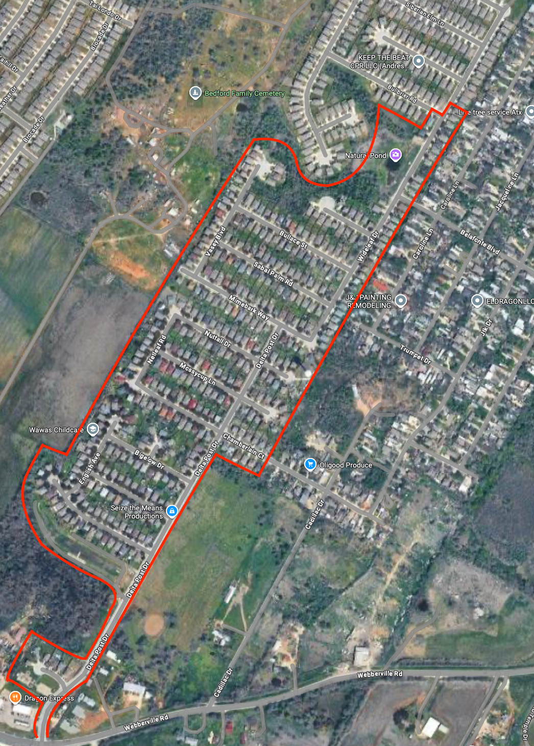 Forest Bluff Residential Community Association Inc outline